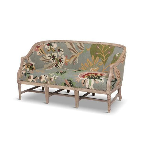 Floral Upholstered Sofa