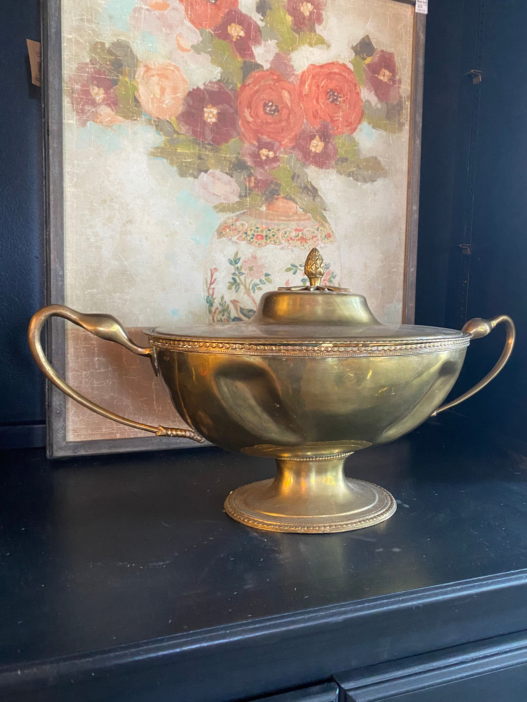 Vintage Brass Tureen