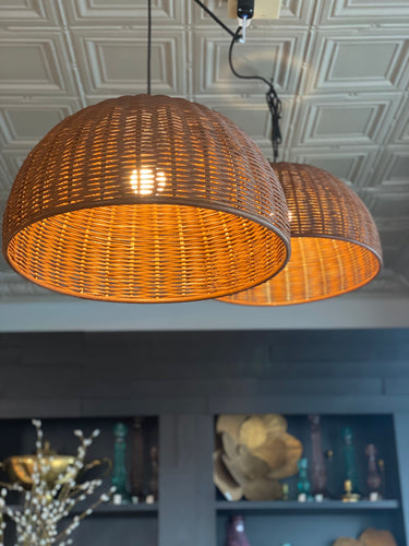 Vintage Rattan Pendant Lighting