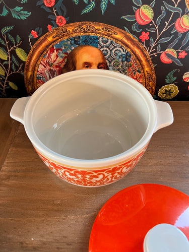 Vintage MCM Royal Doulton Seville Oven-To-Table Round Casserole w/Lid