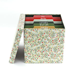 Strawberry Meadow Card Organizer