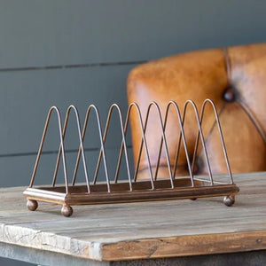 Copper Finish Metal Dish Rack