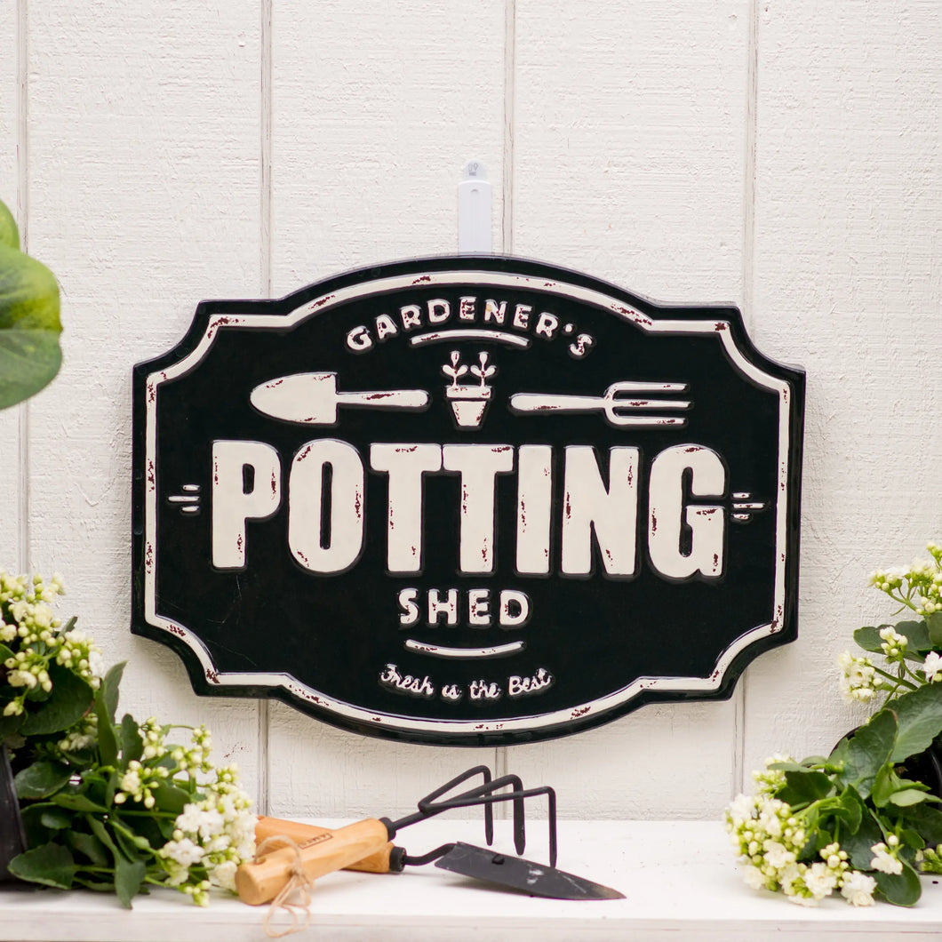 Metal Potting Shed Sign