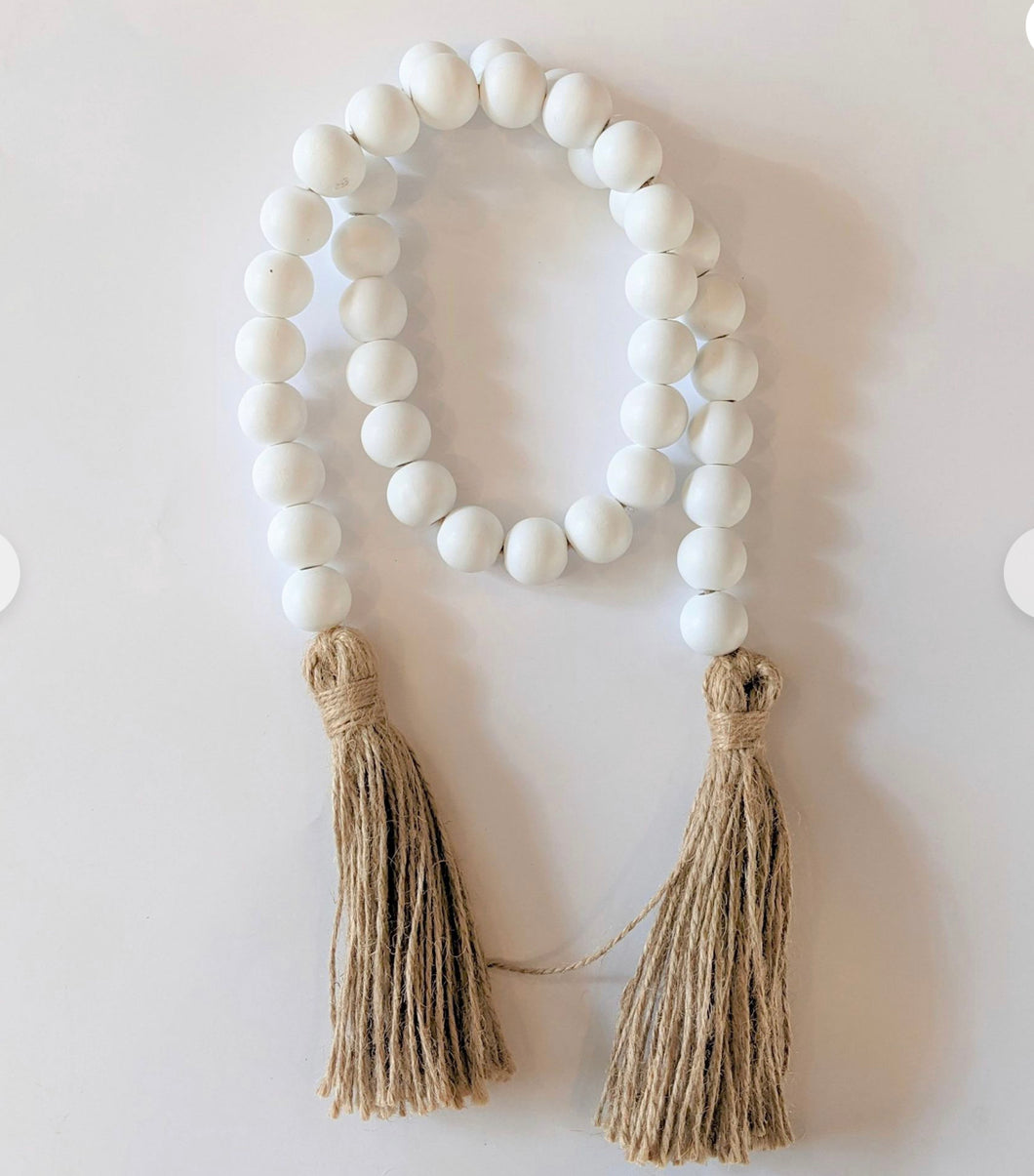 Wood Beads - White