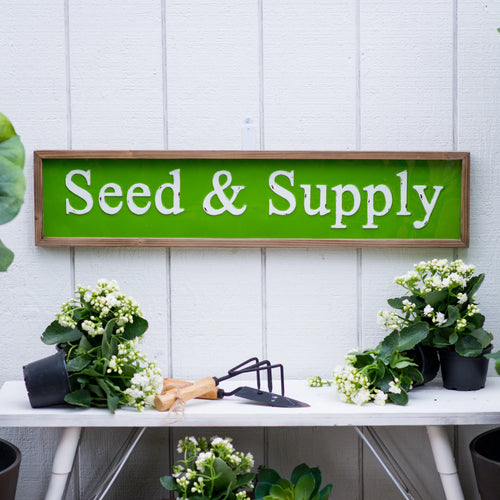 Seed & Supply Sign