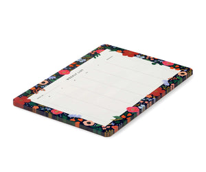 Rifle Paper Co. Weekly Desk Pad - Wild Rose