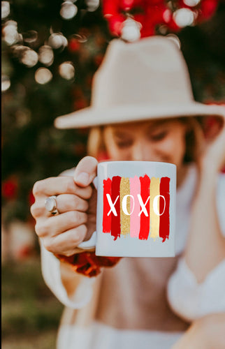 XOXO Brushstrokes Mug