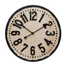 Load image into Gallery viewer, Wooden Wall Clock