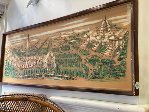 Vintage Painting of Washington, DC
