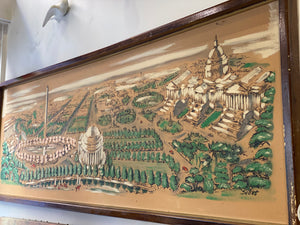 Vintage Painting of Washington, DC