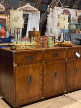 Load image into Gallery viewer, Midcentury Henredon Campaign Sideboard
