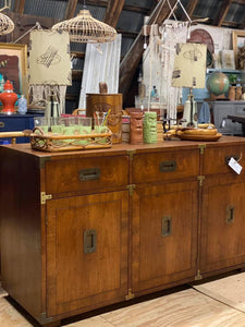 Midcentury Henredon Campaign Sideboard