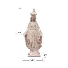 Load image into Gallery viewer, Distressed Mary Statute